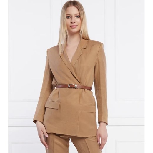 Liu Jo Lniana marynarka | Relaxed fit ze sklepu Gomez Fashion Store w kategorii Marynarki damskie - zdjęcie 184351578