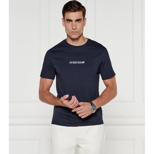 Guess Jeans T-shirt EMBRO | Regular Fit ze sklepu Gomez Fashion Store w kategorii T-shirty męskie - zdjęcie 184351588