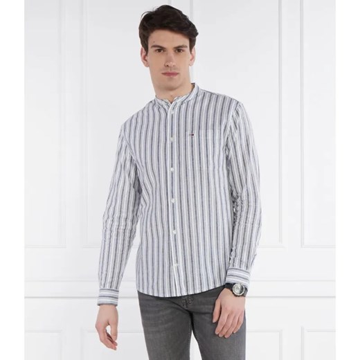 Tommy Jeans Koszula | Regular Fit | z dodatkiem lnu ze sklepu Gomez Fashion Store w kategorii Koszule męskie - zdjęcie 184351709