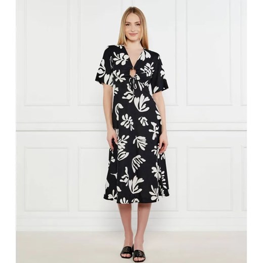 Marella Lniana sukienka MOLISE ze sklepu Gomez Fashion Store w kategorii Sukienki - zdjęcie 184351759
