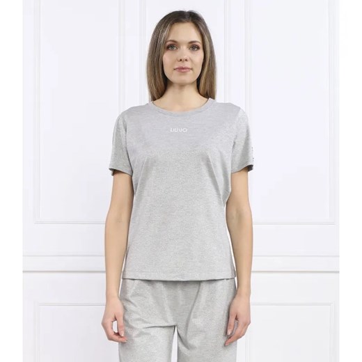 Liu Jo Sport T-shirt | Regular Fit ze sklepu Gomez Fashion Store w kategorii Bluzki damskie - zdjęcie 184351795