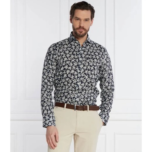 BOSS BLACK Lniana koszula H-JOE | Regular Fit ze sklepu Gomez Fashion Store w kategorii Koszule męskie - zdjęcie 184351796