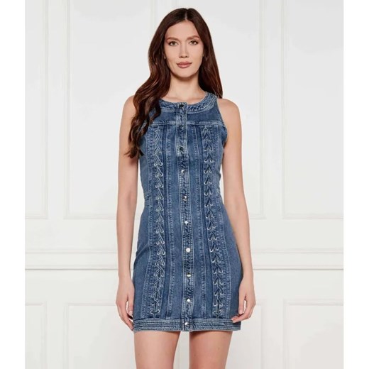 GUESS Jeansowa sukienka LISBETH ze sklepu Gomez Fashion Store w kategorii Sukienki - zdjęcie 184351805