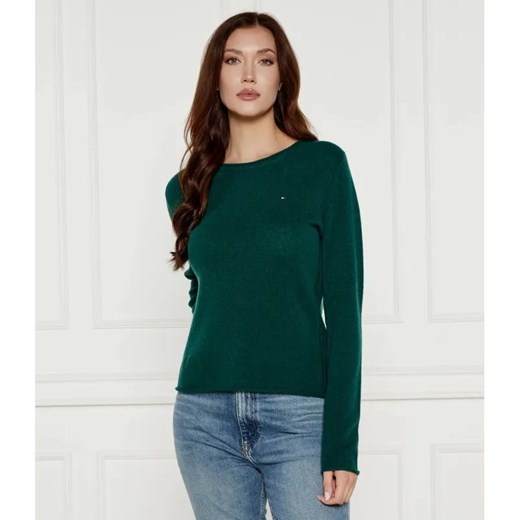 Tommy Hilfiger Wełniany sweter | Regular Fit ze sklepu Gomez Fashion Store w kategorii Swetry damskie - zdjęcie 184351827
