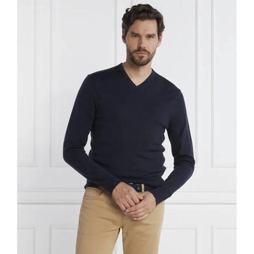 Calvin Klein Wełniany sweter SUPERIOR | Slim Fit ze sklepu Gomez Fashion Store w kategorii Swetry męskie - zdjęcie 184351837