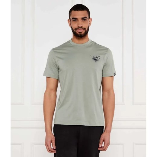 EA7 T-shirt | Regular Fit ze sklepu Gomez Fashion Store w kategorii T-shirty męskie - zdjęcie 184351846