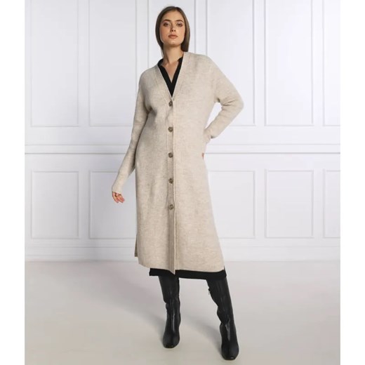 Marc O' Polo Wełniany kardigan | Relaxed fit ze sklepu Gomez Fashion Store w kategorii Swetry damskie - zdjęcie 184351858