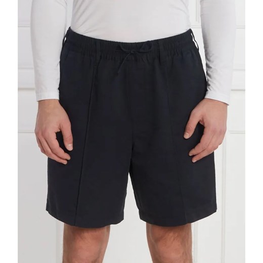 Emporio Armani Lniane szorty | Regular Fit Emporio Armani 46 wyprzedaż Gomez Fashion Store