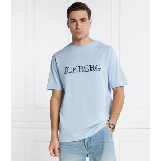 Iceberg T-shirt | Regular Fit ze sklepu Gomez Fashion Store w kategorii T-shirty męskie - zdjęcie 184352027