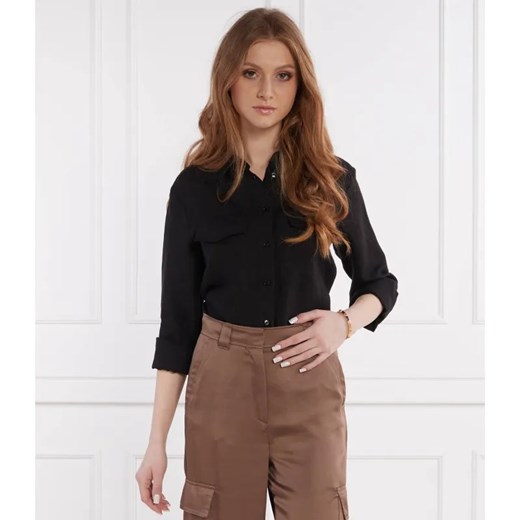 Marella Lniana koszula ALCIDE | Regular Fit ze sklepu Gomez Fashion Store w kategorii Koszule damskie - zdjęcie 184352035