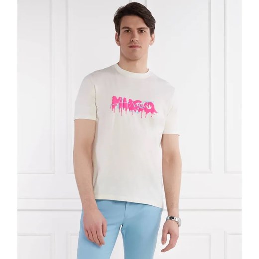 HUGO T-shirt Dacation | Regular Fit ze sklepu Gomez Fashion Store w kategorii T-shirty męskie - zdjęcie 184352036