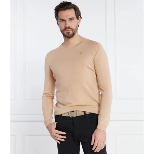 Karl Lagerfeld Wełniany sweter | Regular Fit ze sklepu Gomez Fashion Store w kategorii Swetry męskie - zdjęcie 184352055
