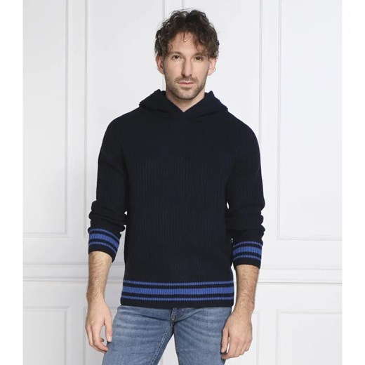 BOSS BLACK Wełniany sweter Lampione | Regular Fit ze sklepu Gomez Fashion Store w kategorii Swetry męskie - zdjęcie 184352126