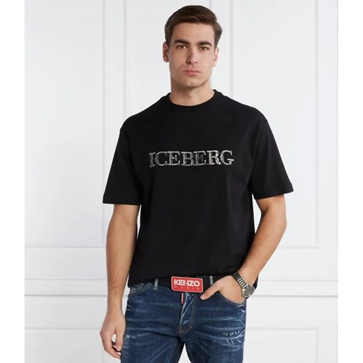 Iceberg T-shirt | Regular Fit ze sklepu Gomez Fashion Store w kategorii T-shirty męskie - zdjęcie 184352137
