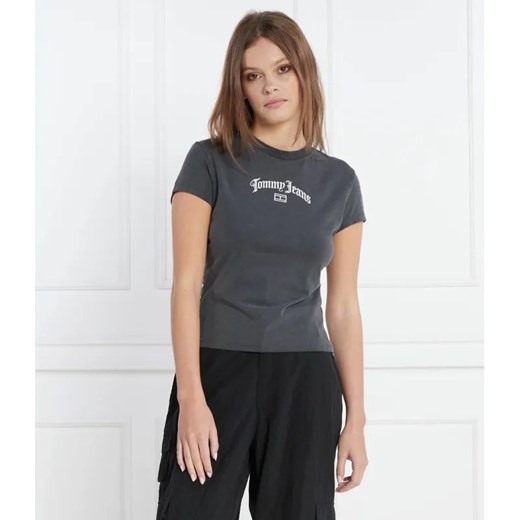 Tommy Jeans T-shirt BBY GRUNGE | Regular Fit ze sklepu Gomez Fashion Store w kategorii Bluzki damskie - zdjęcie 184352196