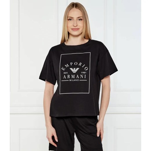 Emporio Armani T-shirt | Loose fit ze sklepu Gomez Fashion Store w kategorii Piżamy damskie - zdjęcie 184352207