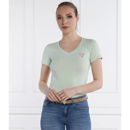 GUESS T-shirt | Slim Fit ze sklepu Gomez Fashion Store w kategorii Bluzki damskie - zdjęcie 184352329