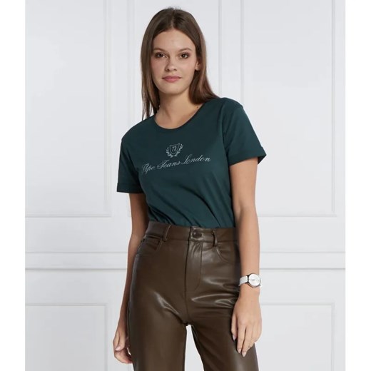 Pepe Jeans London T-shirt | Regular Fit ze sklepu Gomez Fashion Store w kategorii Bluzki damskie - zdjęcie 184352348