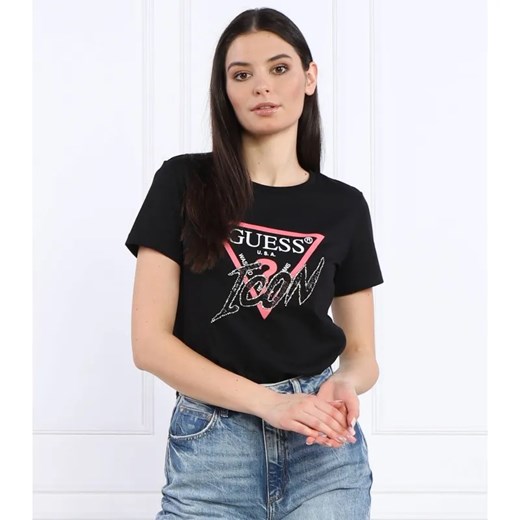 GUESS T-shirt | Straight fit ze sklepu Gomez Fashion Store w kategorii Bluzki damskie - zdjęcie 184352427