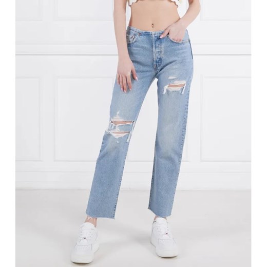 Levi's Jeansy 501 MINI WAIST | Straight fit ze sklepu Gomez Fashion Store w kategorii Jeansy damskie - zdjęcie 184352437