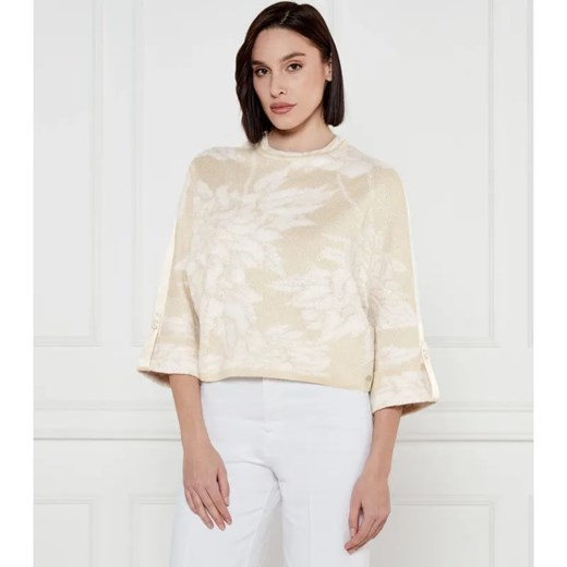 Marc Cain Wełniany sweter | Loose fit ze sklepu Gomez Fashion Store w kategorii Swetry damskie - zdjęcie 184352507