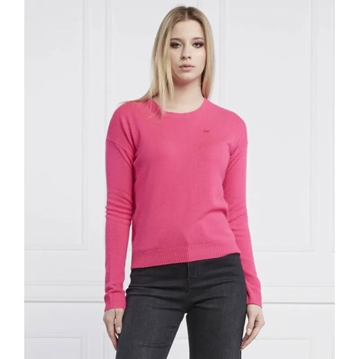 Pinko Kaszmirowy sweter FRISBEE 3 | Regular Fit ze sklepu Gomez Fashion Store w kategorii Swetry damskie - zdjęcie 184352517