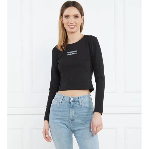 Calvin Klein Jeans Bluzka | Slim Fit ze sklepu Gomez Fashion Store w kategorii Bluzki damskie - zdjęcie 184352525