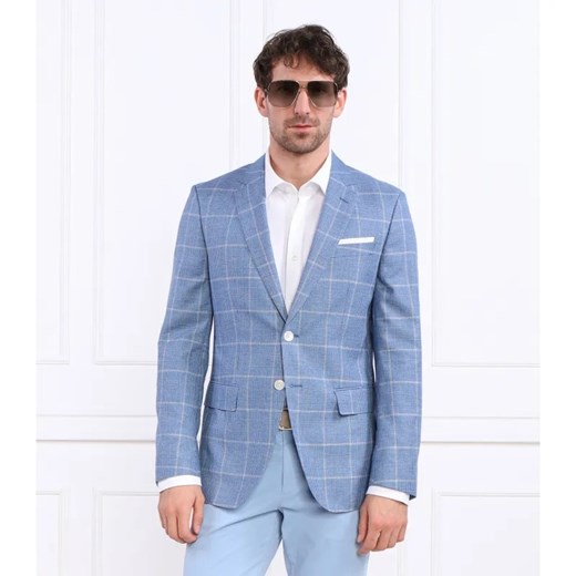 BOSS BLACK Marynarka H-Hutson-231 | Slim Fit | z dodatkiem wełny ze sklepu Gomez Fashion Store w kategorii Marynarki męskie - zdjęcie 184352558