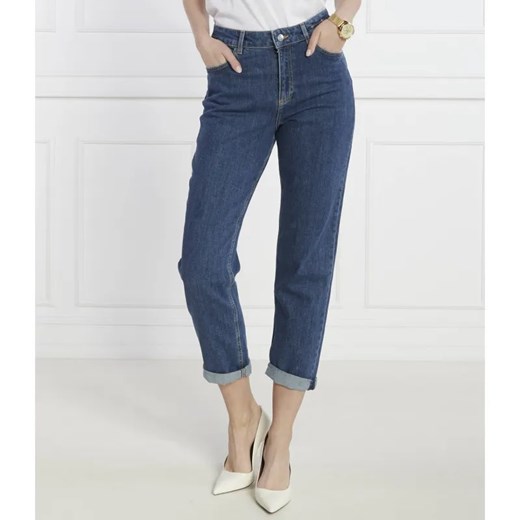 Marella SPORT Jeansy TOMBOY | Slim Fit | denim ze sklepu Gomez Fashion Store w kategorii Jeansy damskie - zdjęcie 184352665