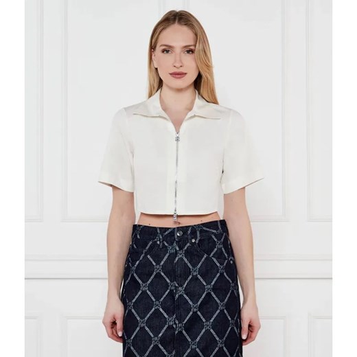 HUGO Koszula Evianne | Cropped Fit ze sklepu Gomez Fashion Store w kategorii Koszule damskie - zdjęcie 184352685