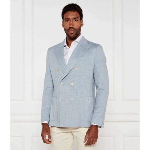 Windsor Marynarka 13 Salino | Shaped fit | z dodatkiem lnu ze sklepu Gomez Fashion Store w kategorii Marynarki męskie - zdjęcie 184352698