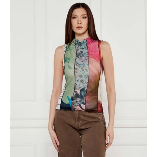 Desigual Top ST. JOHNS | Slim Fit ze sklepu Gomez Fashion Store w kategorii Bluzki damskie - zdjęcie 184352715