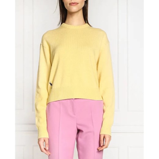 POLO RALPH LAUREN Wełniany Sweter | Regular Fit | z dodatkiem kaszmiru ze sklepu Gomez Fashion Store w kategorii Swetry damskie - zdjęcie 184352745