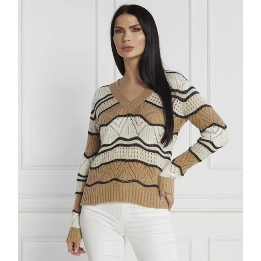 Liu Jo Sweter | Regular Fit | z dodatkiem wełny ze sklepu Gomez Fashion Store w kategorii Swetry damskie - zdjęcie 184352779