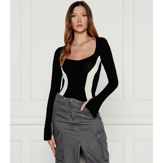 Patrizia Pepe Bluzka | Slim Fit ze sklepu Gomez Fashion Store w kategorii Bluzki damskie - zdjęcie 184352806