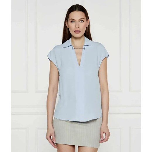 Patrizia Pepe Bluzka | Regular Fit ze sklepu Gomez Fashion Store w kategorii Bluzki damskie - zdjęcie 184352997