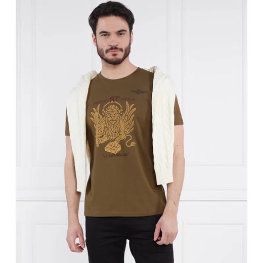 Aeronautica Militare T-shirt | Regular Fit ze sklepu Gomez Fashion Store w kategorii T-shirty męskie - zdjęcie 184353009