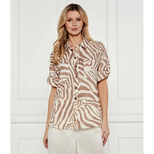 Marciano Guess Koszula ROSIE | Relaxed fit | z dodatkiem lnu ze sklepu Gomez Fashion Store w kategorii Koszule damskie - zdjęcie 184353037
