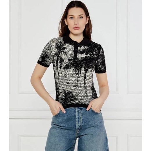 Desigual Polo TROPICAL HAWAII Christian Lacroix | Regular Fit ze sklepu Gomez Fashion Store w kategorii Bluzki damskie - zdjęcie 184353065