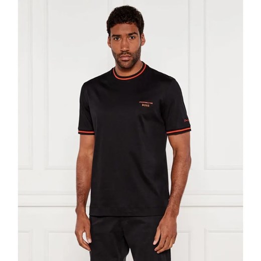 BOSS BLACK T-shirt C-Taut 197_PS | Boss x Porsche | Regular Fit ze sklepu Gomez Fashion Store w kategorii T-shirty męskie - zdjęcie 184353109