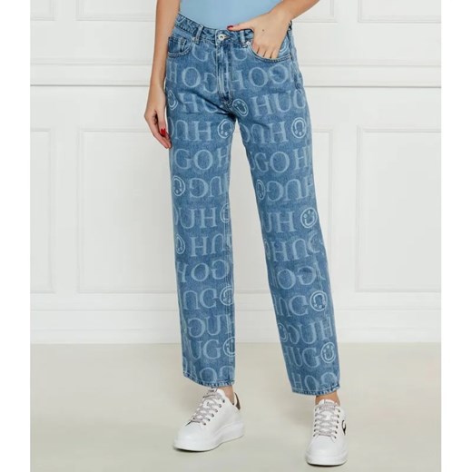 Hugo Blue Jeansy Elyah_B | Straight fit ze sklepu Gomez Fashion Store w kategorii Jeansy damskie - zdjęcie 184353145
