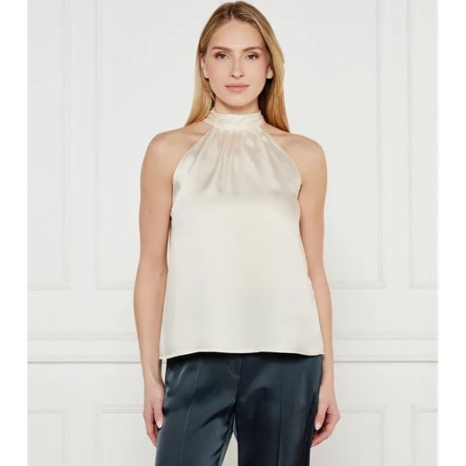 Liu Jo Satynowy top | Regular Fit ze sklepu Gomez Fashion Store w kategorii Bluzki damskie - zdjęcie 184353268