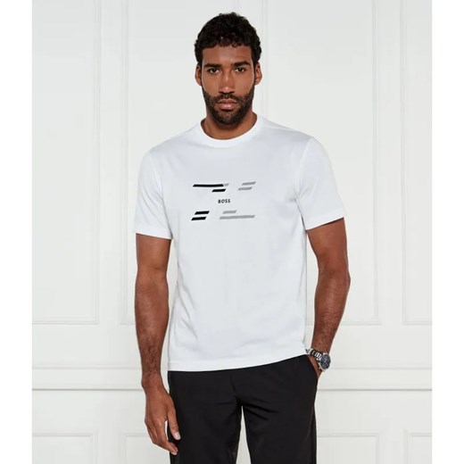 BOSS GREEN T-shirt Tee Tape HJ | Regular Fit ze sklepu Gomez Fashion Store w kategorii T-shirty męskie - zdjęcie 184353495