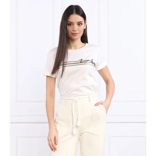Liu Jo Sport T-shirt | Regular Fit ze sklepu Gomez Fashion Store w kategorii Bluzki damskie - zdjęcie 184353507