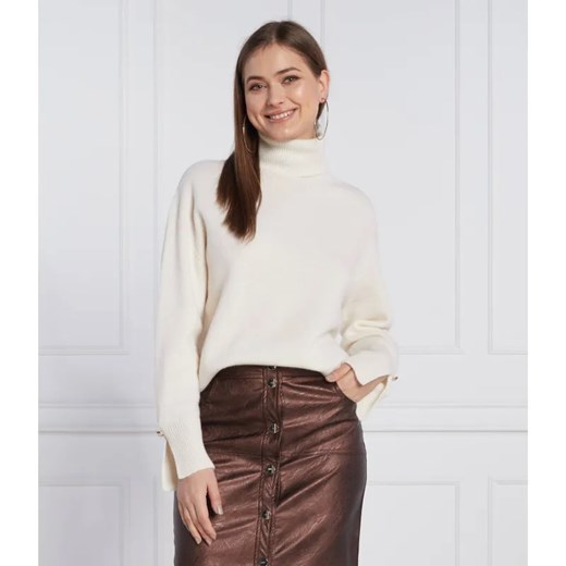 Liu Jo Wełniany golf | Regular Fit | z dodatkiem kaszmiru ze sklepu Gomez Fashion Store w kategorii Swetry damskie - zdjęcie 184353518