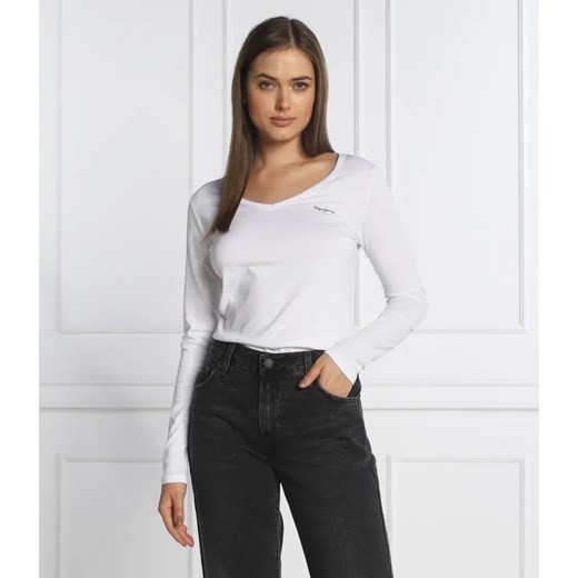 Pepe Jeans London Bluzka CORINE | Regular Fit ze sklepu Gomez Fashion Store w kategorii Bluzki damskie - zdjęcie 184353545