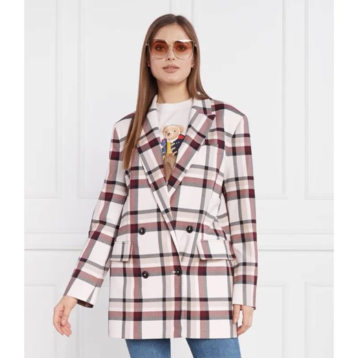 Tommy Hilfiger Marynarka GLOBAL STRIPE CHECK DB | Regular Fit Tommy Hilfiger 42 Gomez Fashion Store okazja