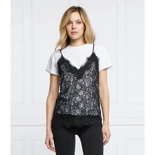 Liu Jo Bluzka + halka | Classic fit ze sklepu Gomez Fashion Store w kategorii Bluzki damskie - zdjęcie 184353579