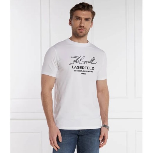 Karl Lagerfeld T-shirt | Regular Fit ze sklepu Gomez Fashion Store w kategorii T-shirty męskie - zdjęcie 184353597