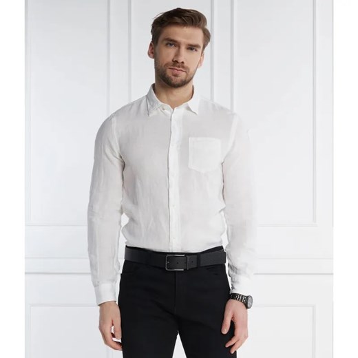 BLAUER Lniana koszula | Regular Fit ze sklepu Gomez Fashion Store w kategorii Koszule męskie - zdjęcie 184353617